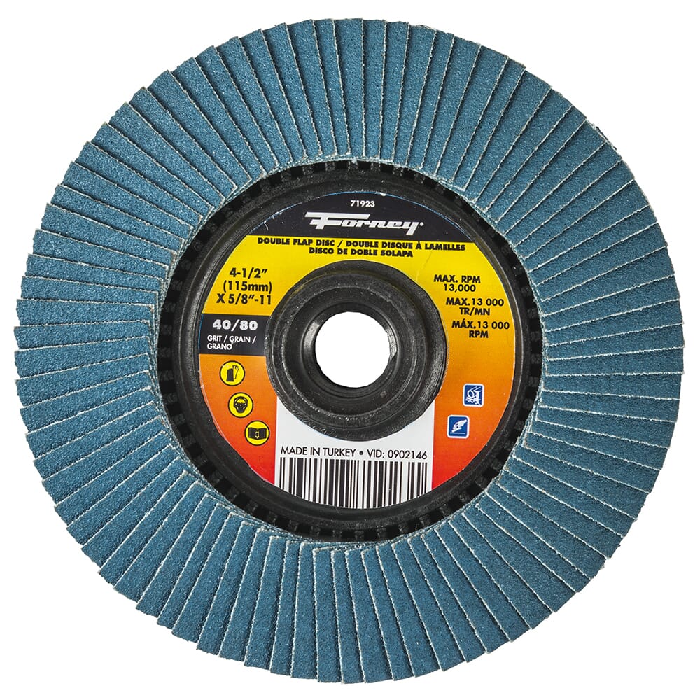 71923 Double Sided Flap Disc, 40/8
